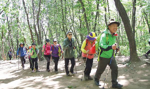 등산 갈 때 산책할 때 자외선 차단 더 이지 스포츠 패치 선크림 패치를 지참한다. 5