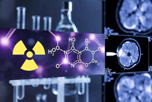 �׾� ġ���� �з������� �ܼ��� �๰�� �����ϴ� �ô븦 ����, ���ܰ� ġ�Ḧ �ϳ��� ���� ���׶�뽺ƽ��(Theranostics)���� �ް��� �����ǰ� �ִ�. �� �߽ɿ��� �ϼ������� ���� Ÿ���ϴ� �������̻��ϡ� ��缺�Ǿ�ǰ(RI)�� �ִ�. [������ ����� ���ظ� ���� ���� AI ���� �̹���]<br>