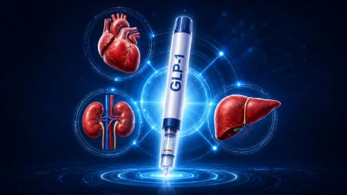 GLP-1 ��� �๰�� ġ�� ������ �񸸰� �索 ġ������ �Ѿ� �����ȯ �������� ������ Ȯ��ǰ� �ִ�. (������ ����� ���ظ� ���� ���� AI�� ���� �̹���)