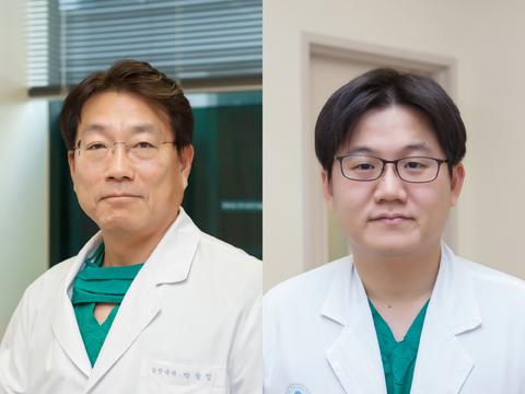 서울아산병원 심장내과 박승정 교수(왼쪽)와 안정민 교수