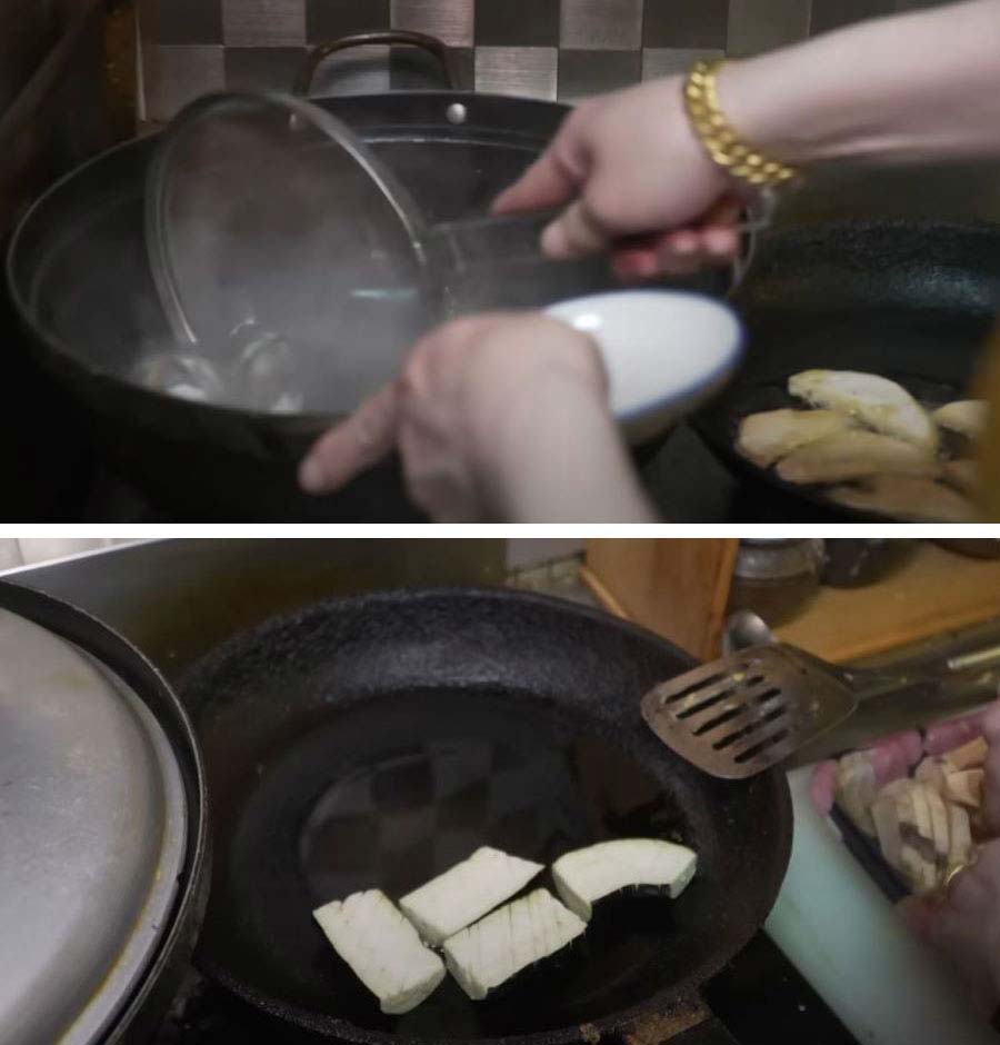 ��� �����ϰ� �丮�� �ϰ� �ִ� �̸�ī���� ����� �׵θ��� �⸧���� ���� ���������� ���