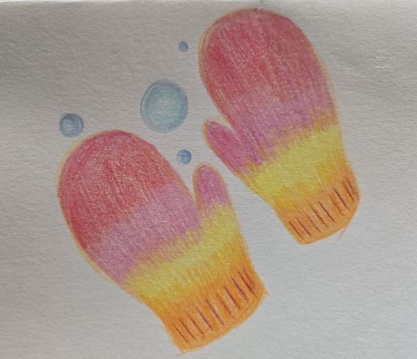 따뜻하고 포근한 장갑 한 짝 [아미랑]