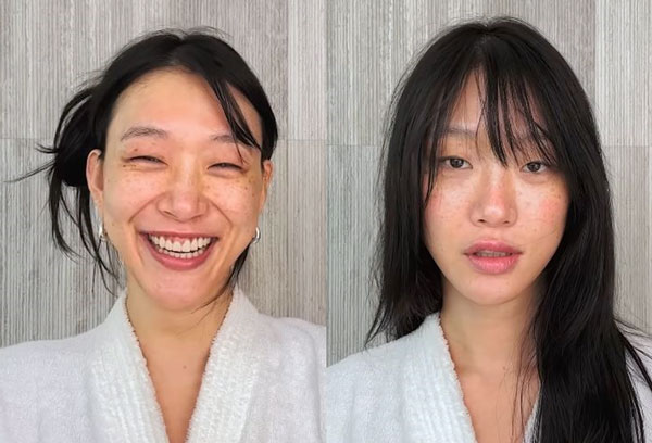 모델 최소라, 부기 없애려 아침마다 ‘이것’ 1분… 뭘까?