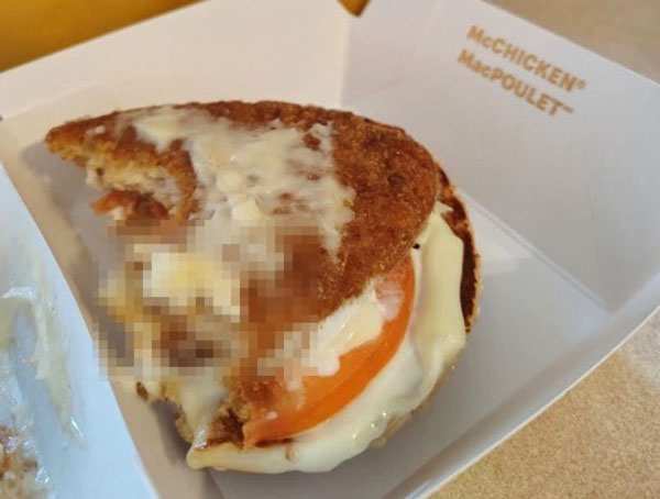 “햄버거 먹었는데 속에서…” 경악하게 만든 ‘이것’, 정체는?