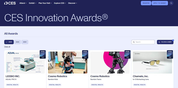 한국 기업, 2026 CES 혁신상 60% 차지… ‘디지털 헬스’ 분야 수상 제품은?