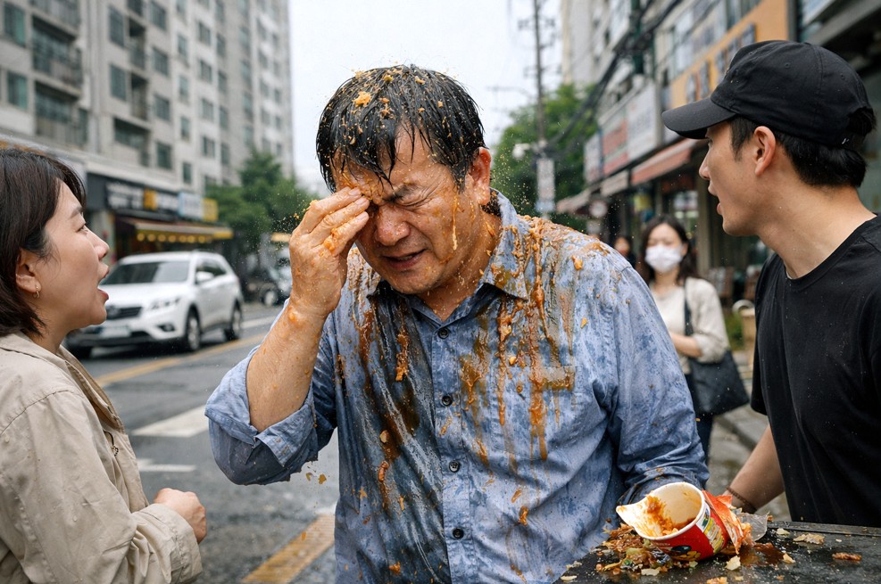 ‘15층 아파트’서 떨어진 라면 국물 뒤집어쓴 행인… 어떻게 됐나