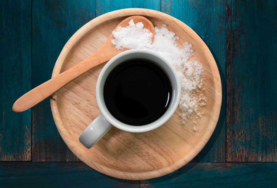 커피와 소금 이미지