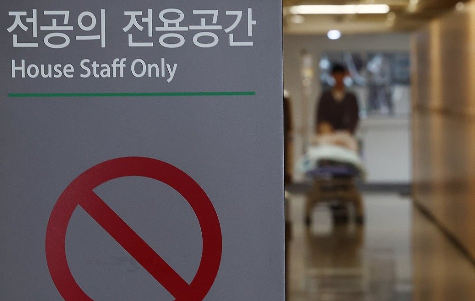 전공의 전용공간 표시