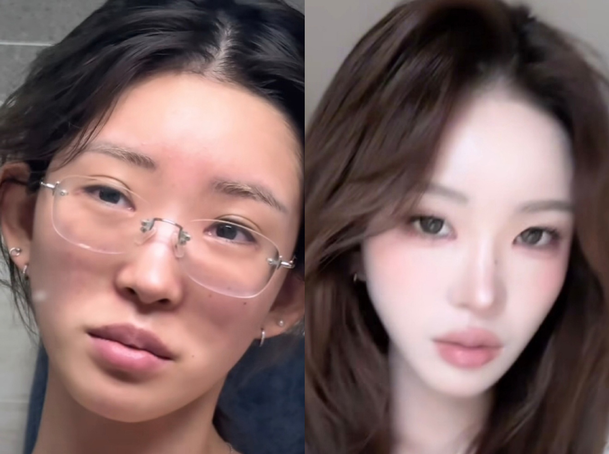 최준희 화장 전후 사진