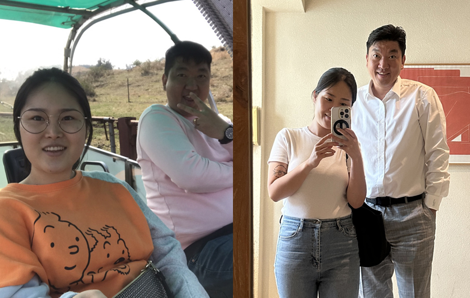다이어트 전후​ 부부