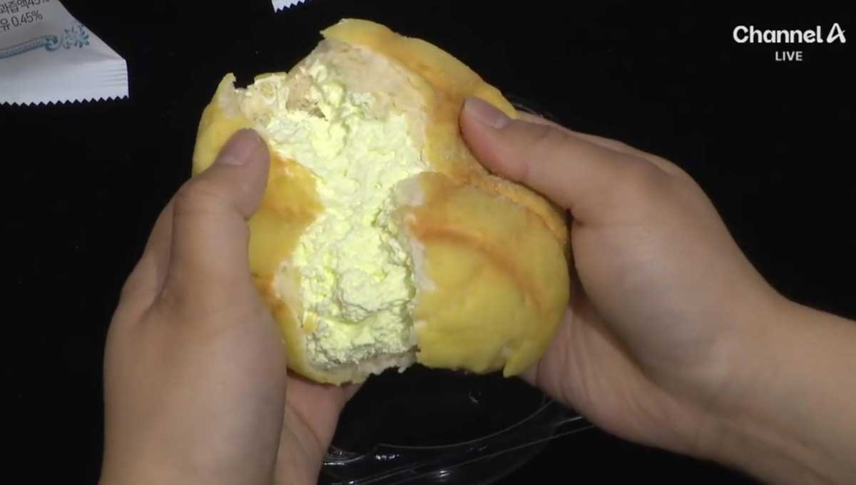 멜론 크림빵 이미지