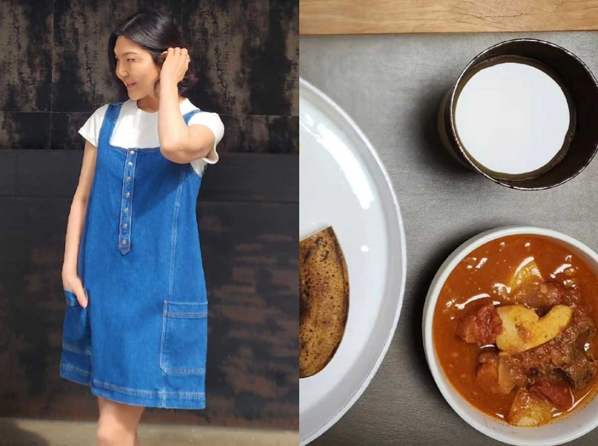 한혜연 사진과 음식