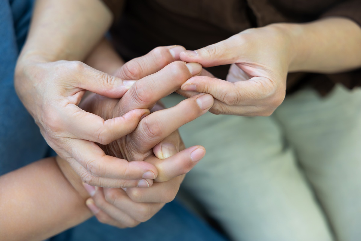 통풍 환자의 모습