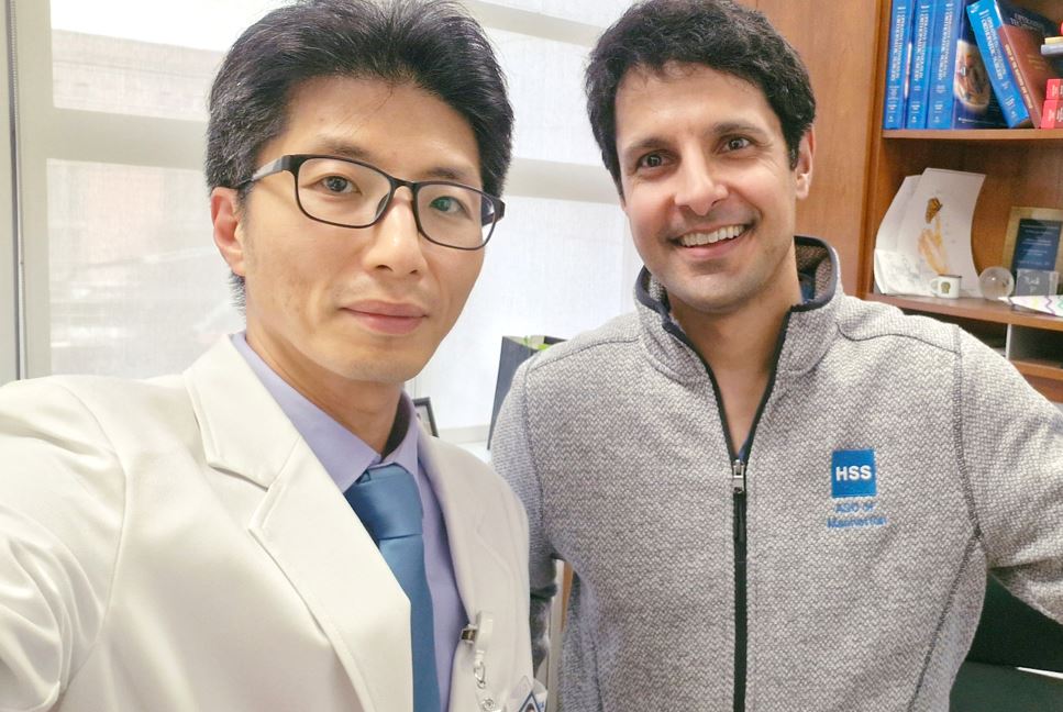 원장과 박사 셀카 사진