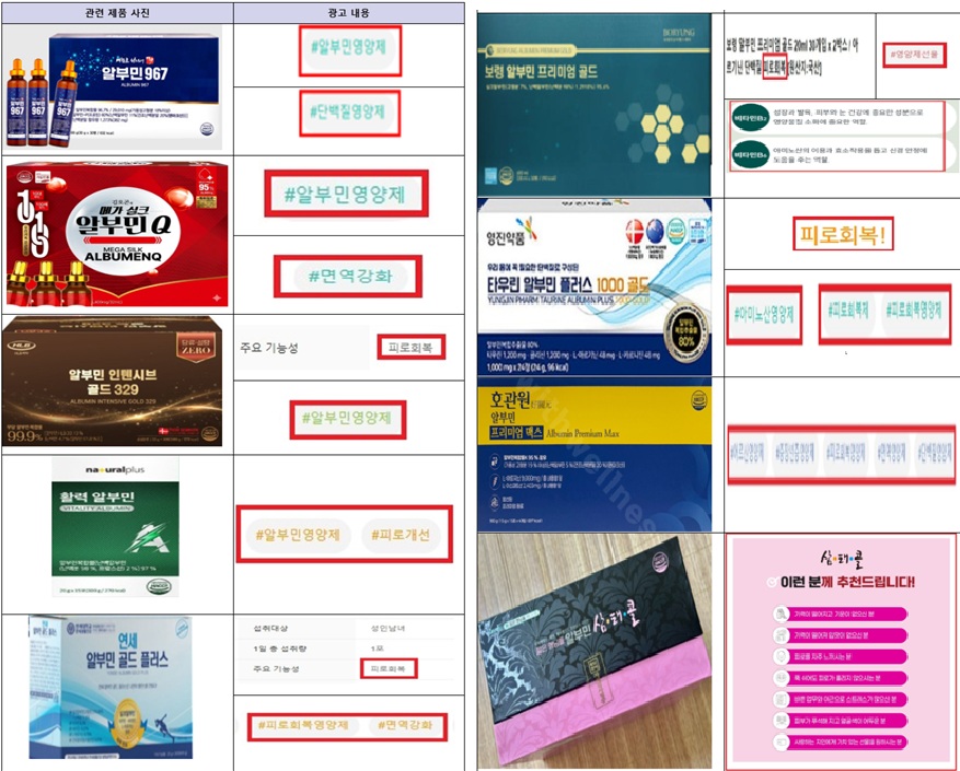 위반 제품 목록