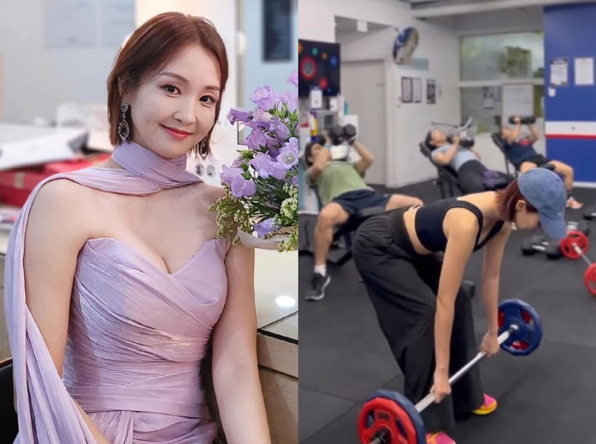 오정연 사진과 운동 중