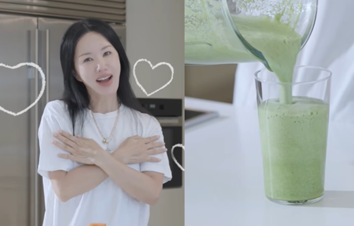 엄정화, 엄정화가 만든 그린주스
