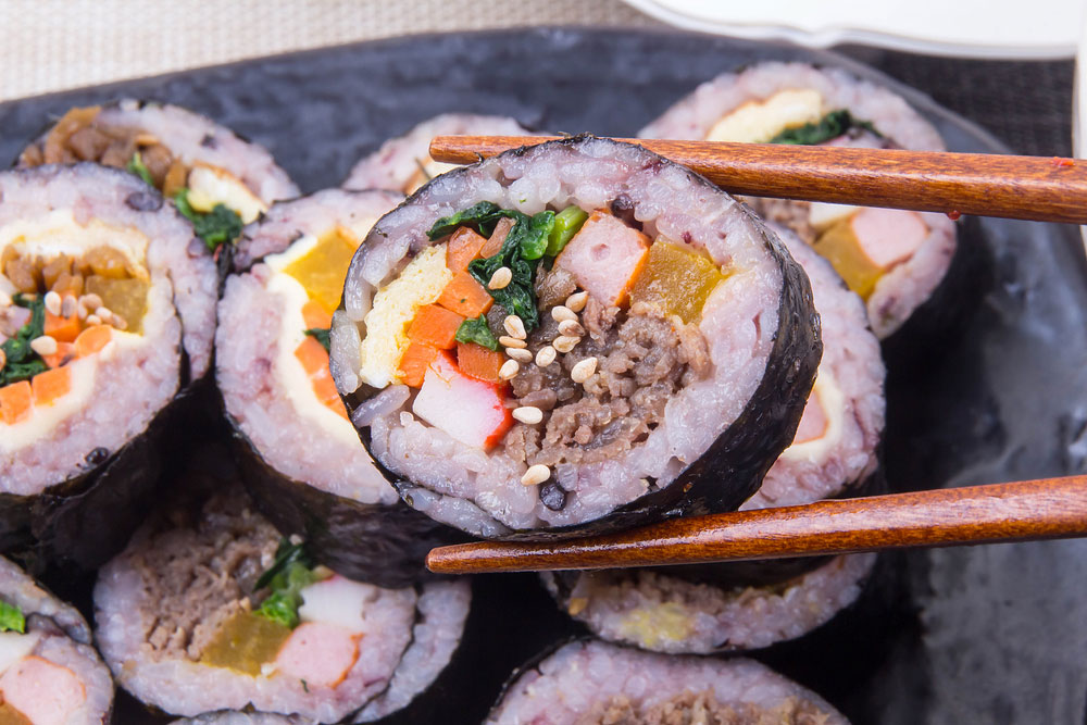 김밥 사진