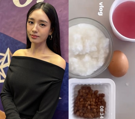 안은진과 안은진의 식단