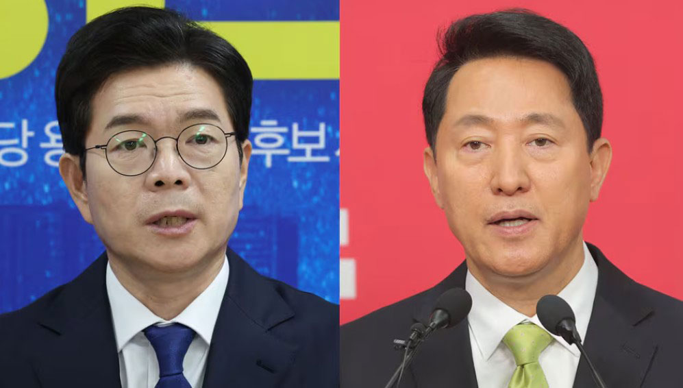 후보 두명