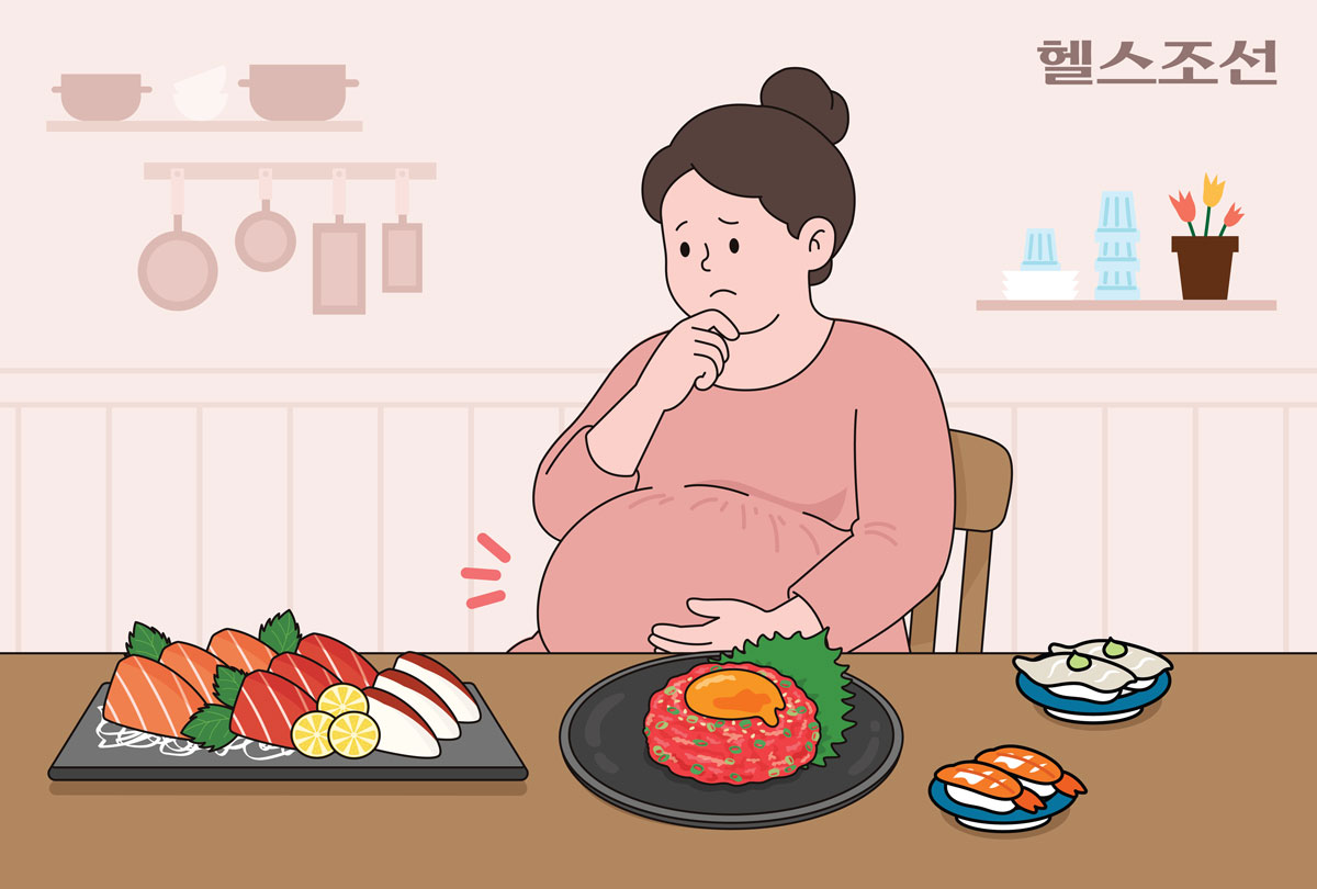 고민 중인 임산부