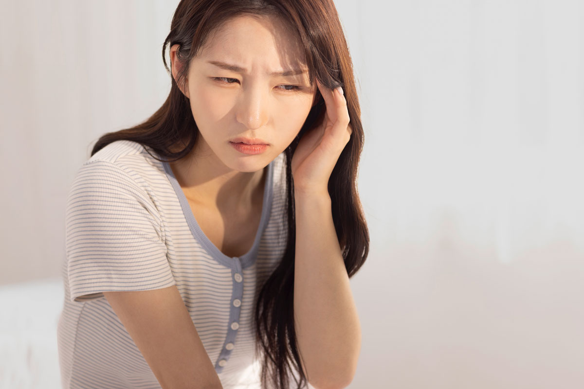 두통있는 사람 사진