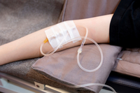 링거 줄에 보이는 공기 한 방울… 놔둬도 괜찮나?