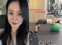 ‘44세’ 손예진 몸매 비결일까… ‘이것’ 이용해 운동하던데?