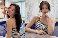 이주빈 수영복 몸매 공개… 가녀린 팔, ‘이 운동’ 덕분?